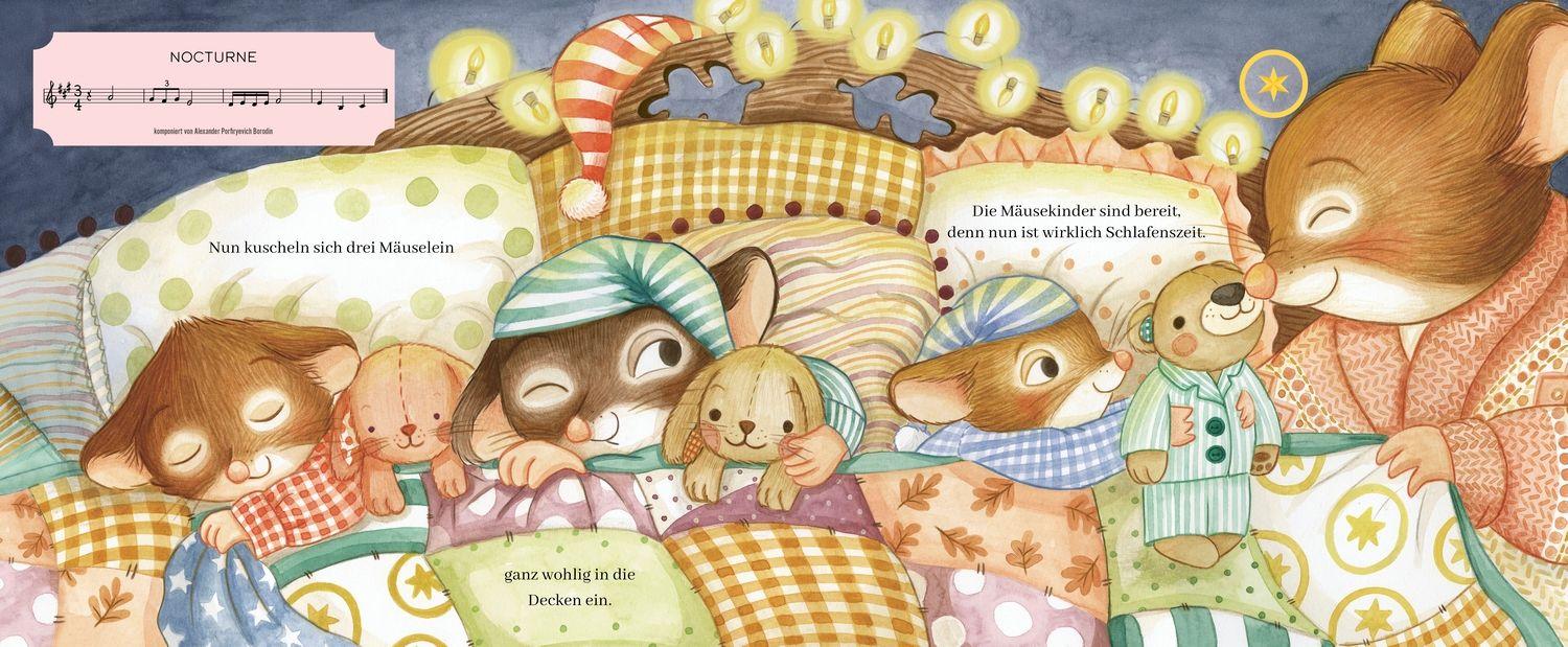 Beispielinhalt (Bild) Gute Nacht - Musikbuch