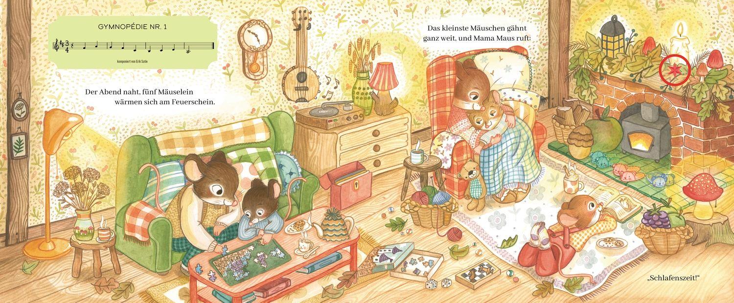 Beispielinhalt (Bild) Gute Nacht - Musikbuch