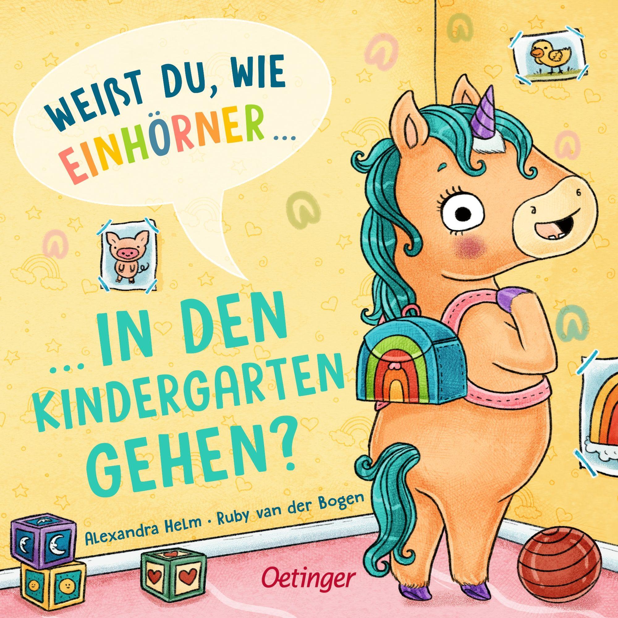 Vorderes Coverbild Weißt du, wie Einhörner in den Kindergarten gehen?