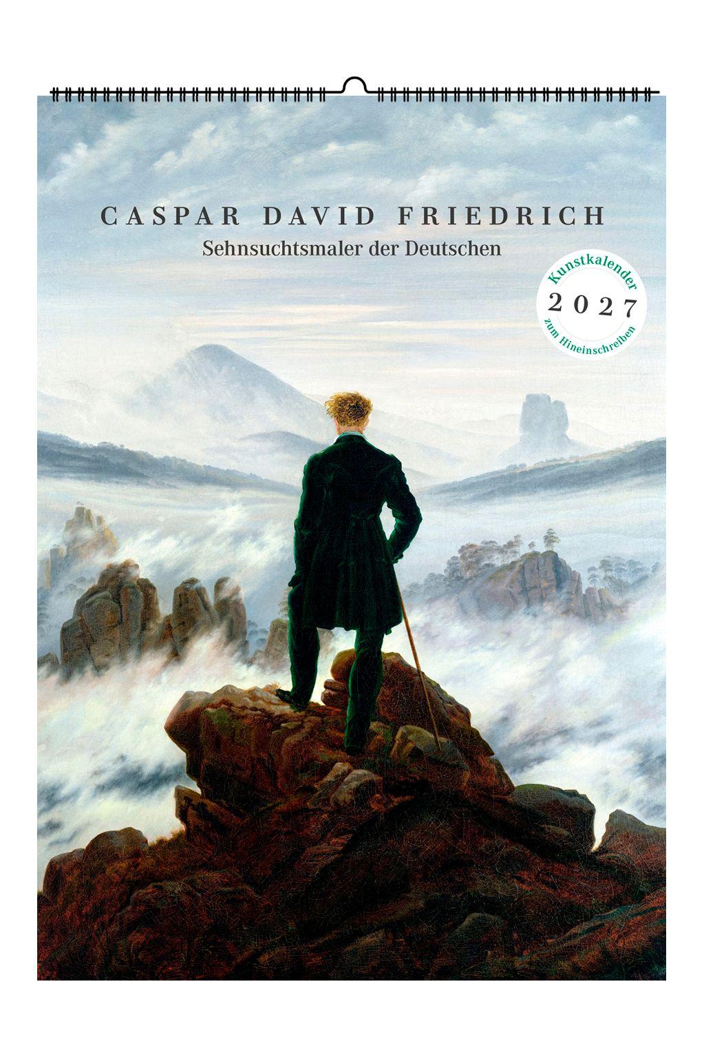 Vorderes Coverbild Caspar David Friedrich. Wandkalender 2027