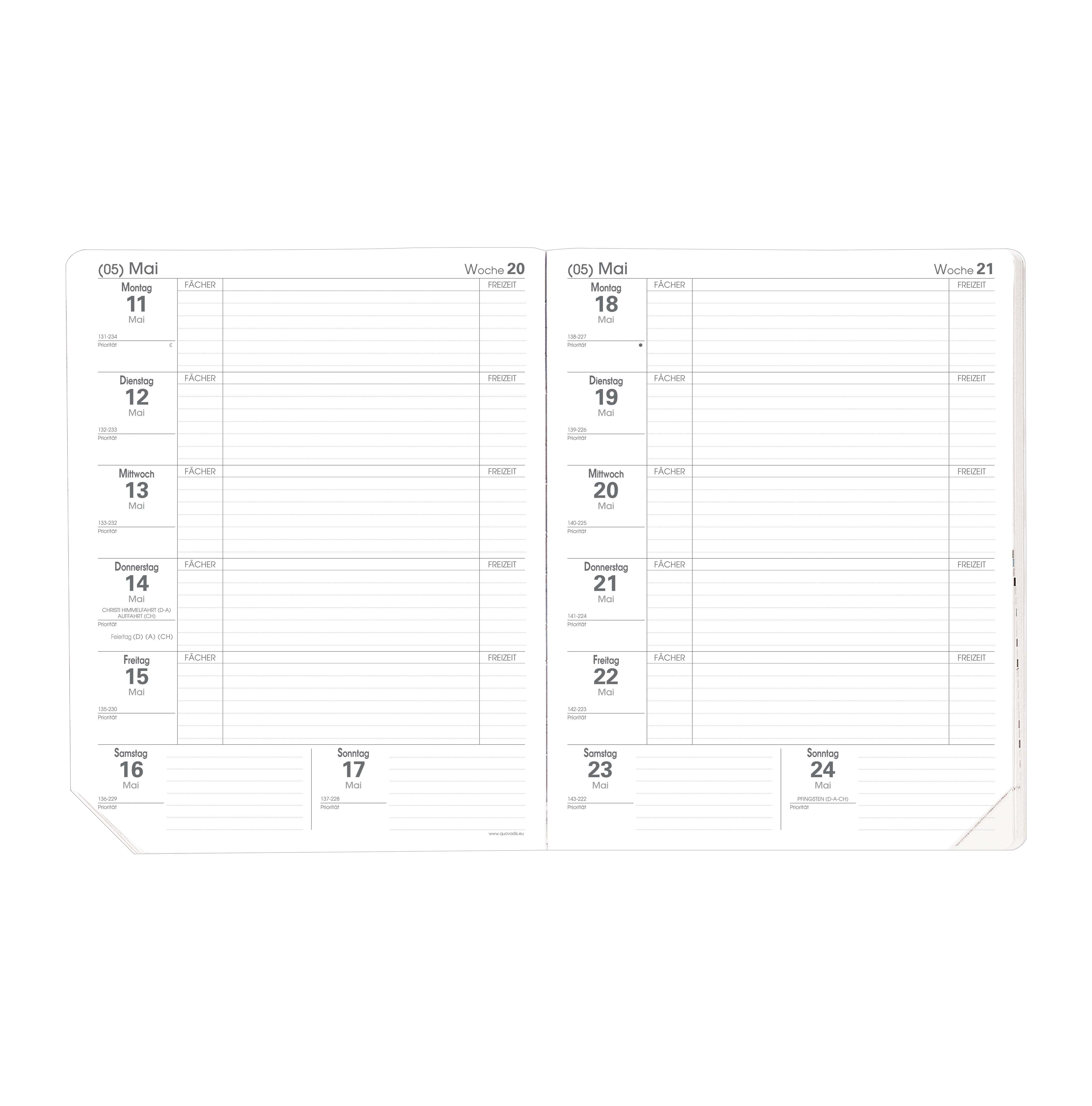 Beispielinhalt (Bild) Magister Aug-Juli Impala schwarz 2026 / 2027