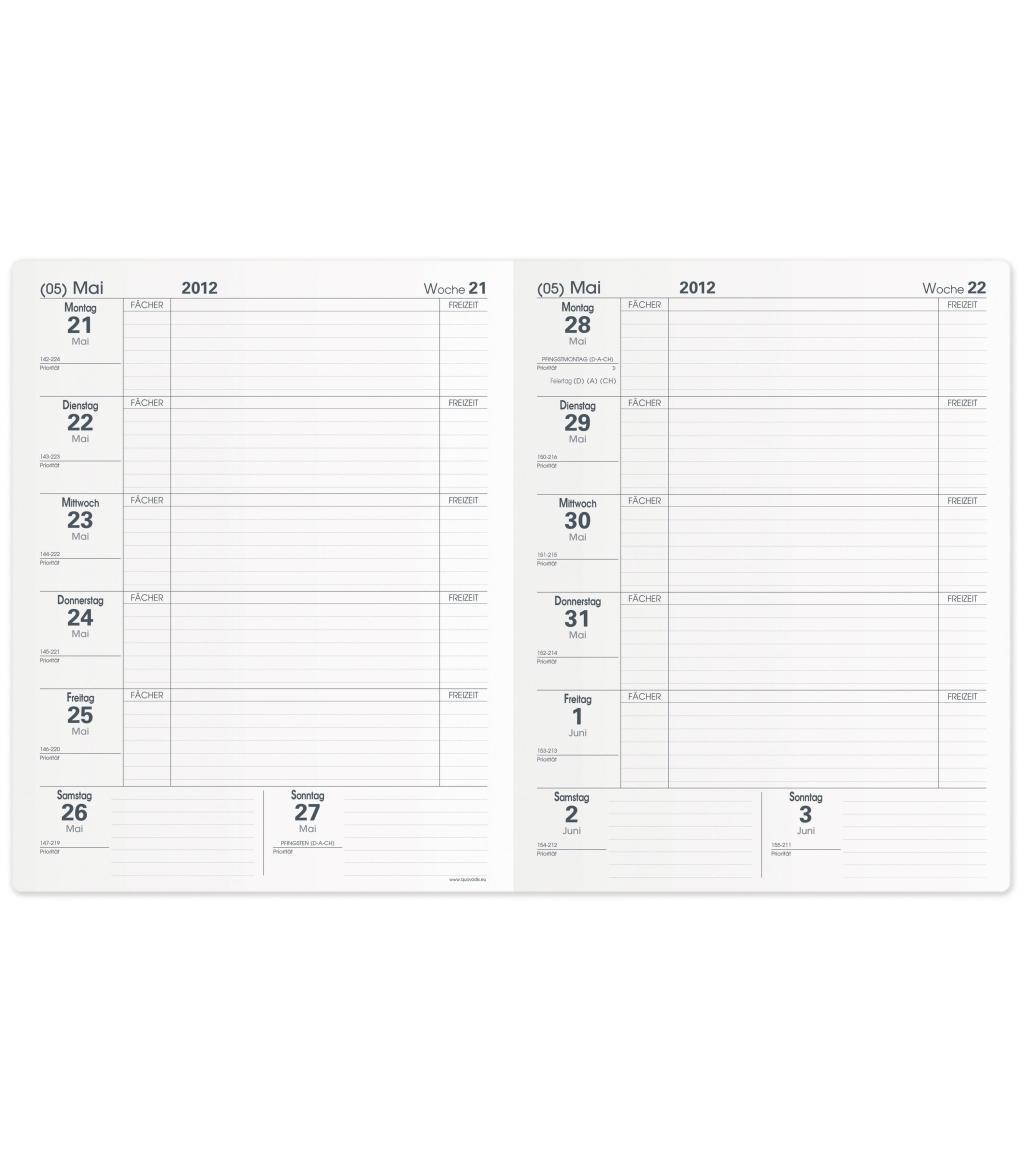 Beispielinhalt (Bild) Magister Aug-Juli Impala schwarz 2026 / 2027