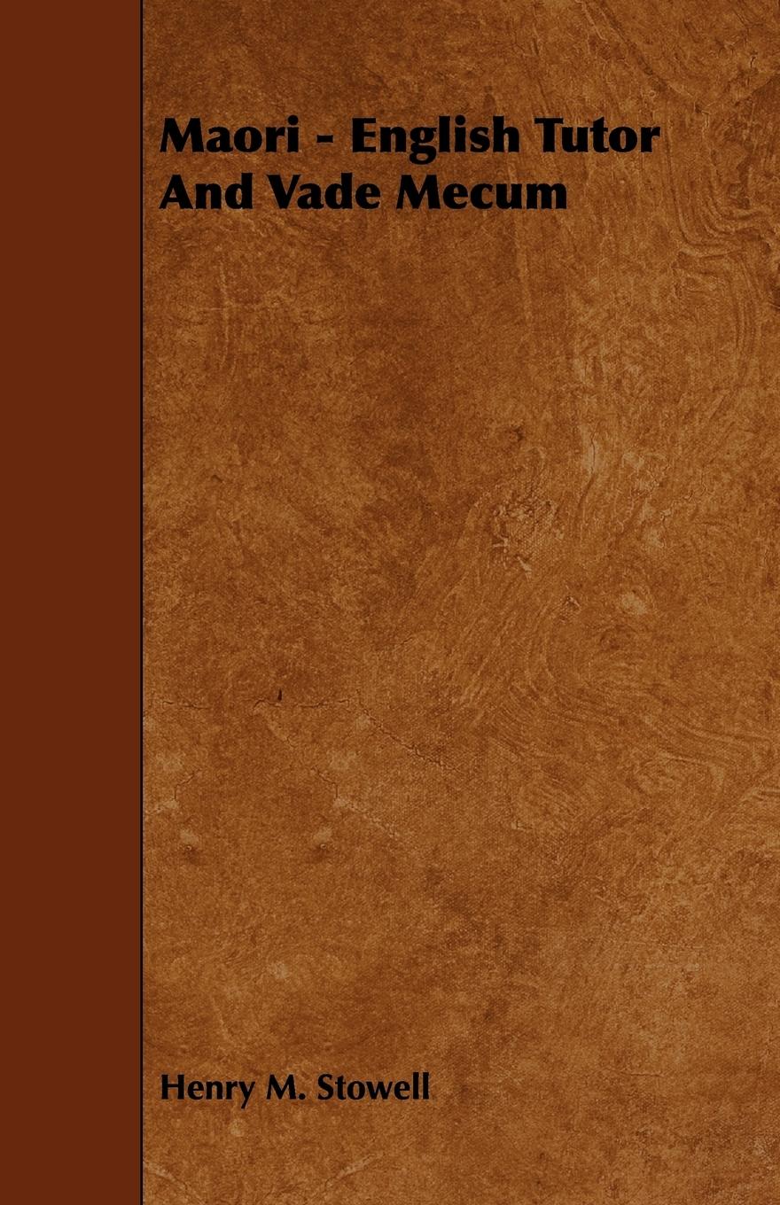 Vorderes Coverbild Maori - English Tutor And Vade Mecum