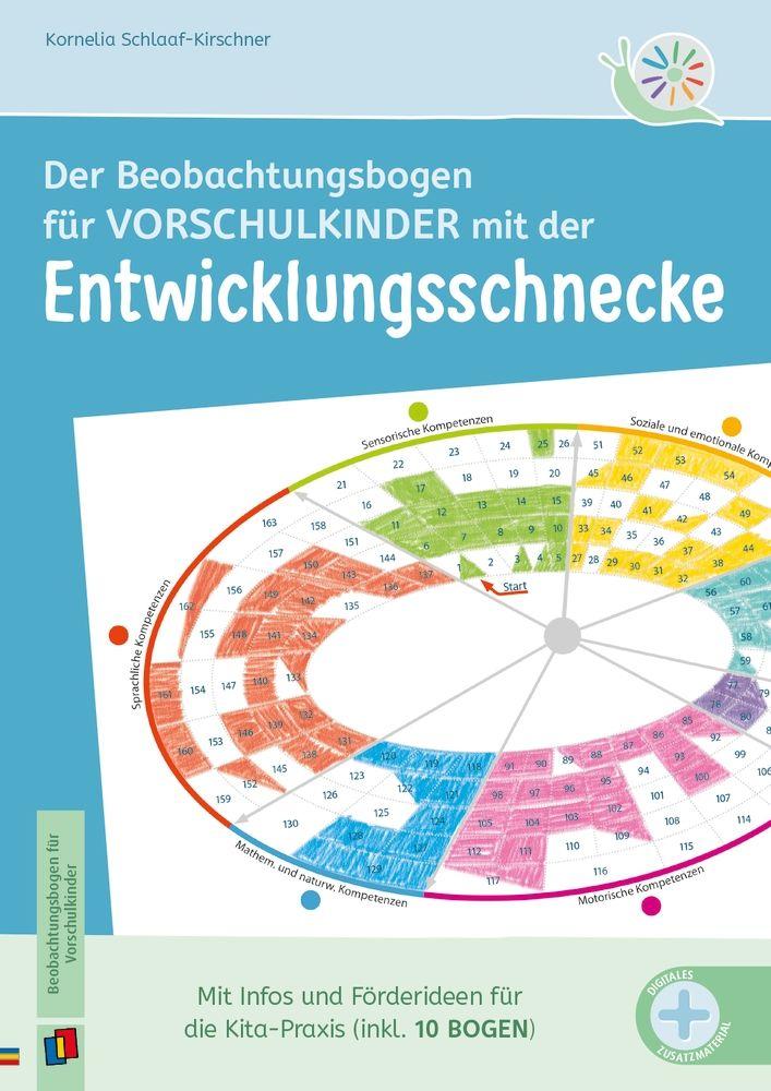 Vorderes Coverbild Der Beobachtungsbogen für Vorschulkinder mit der Entwicklungsschnecke