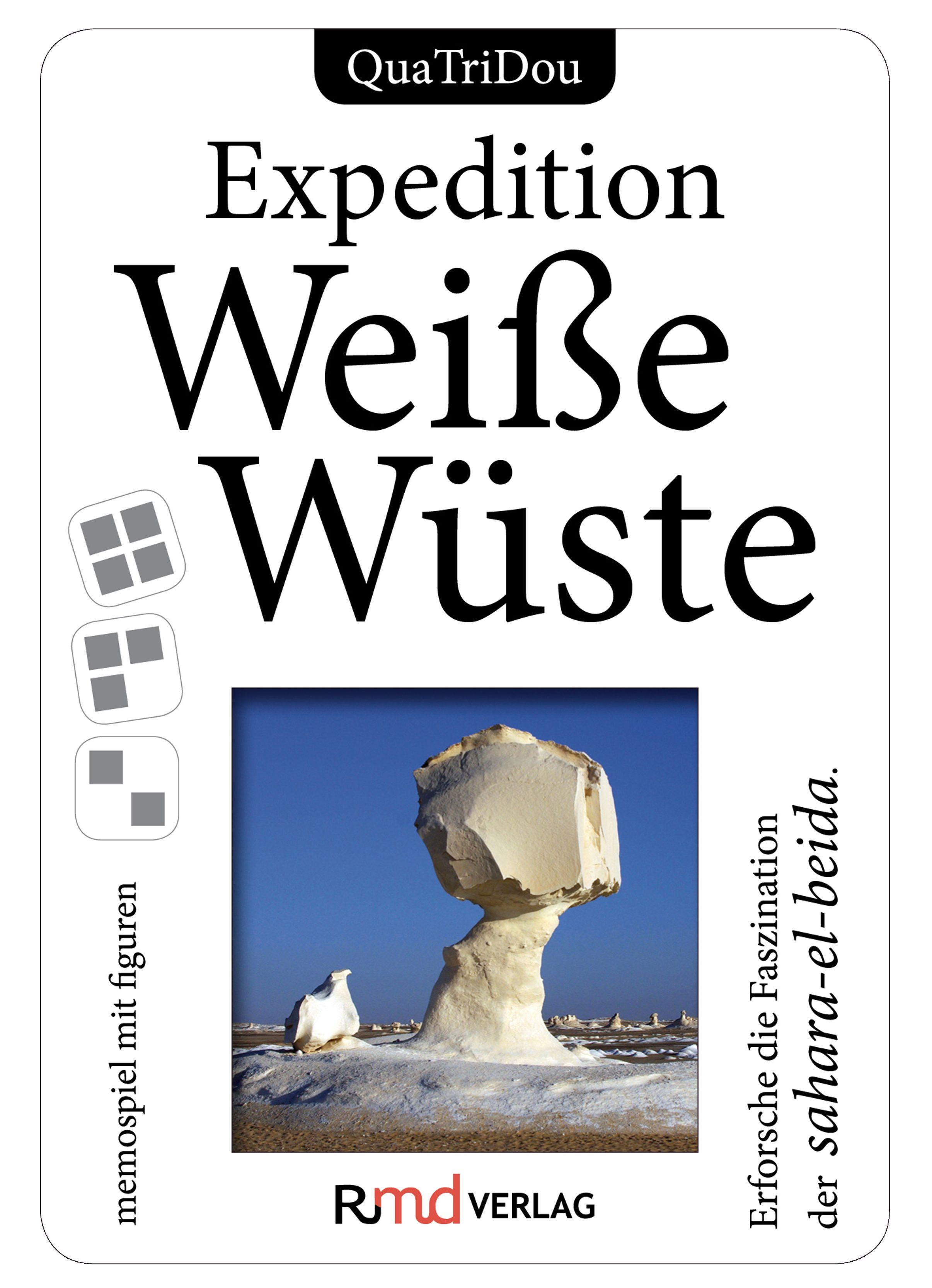 Vorderes Coverbild QuaTriDou Expedition Weiße Wüste