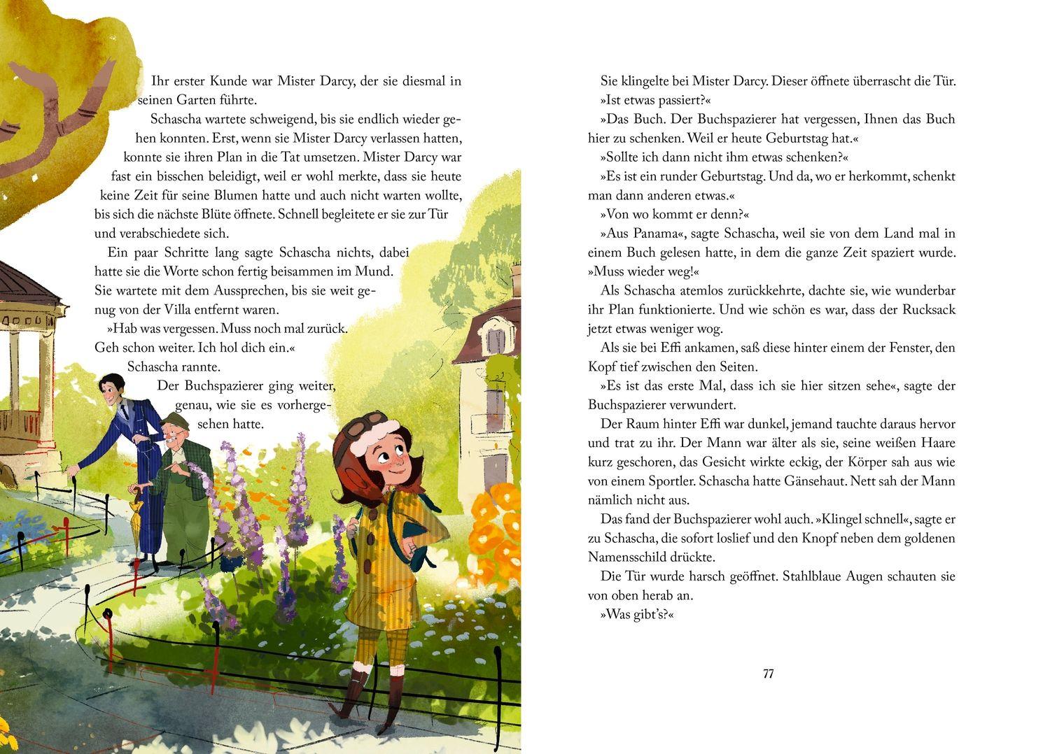 Beispielinhalt (Bild) Schascha und der Buchspazierer