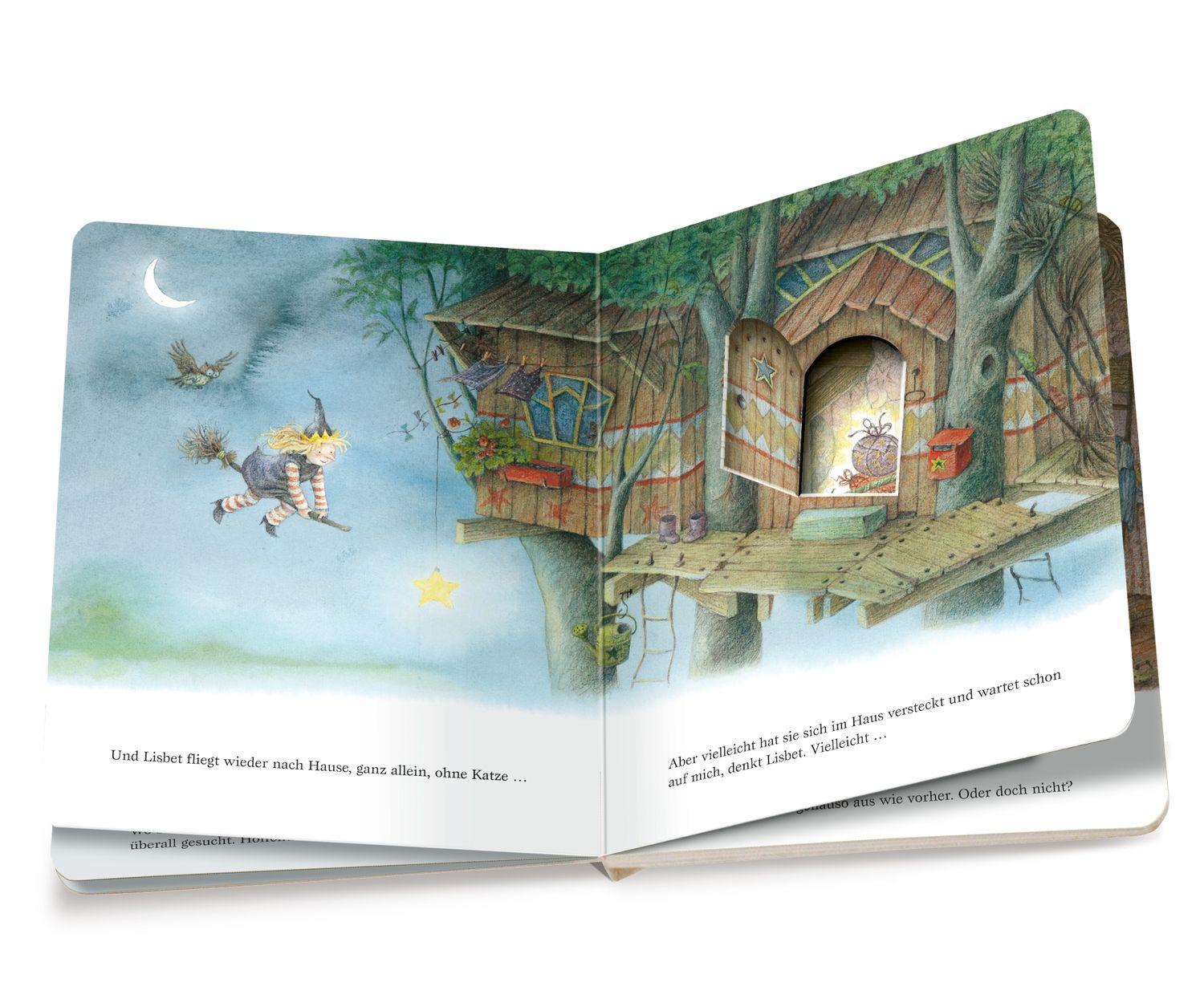 Beispielinhalt (Bild) Die kleine Hexe hat Geburtstag