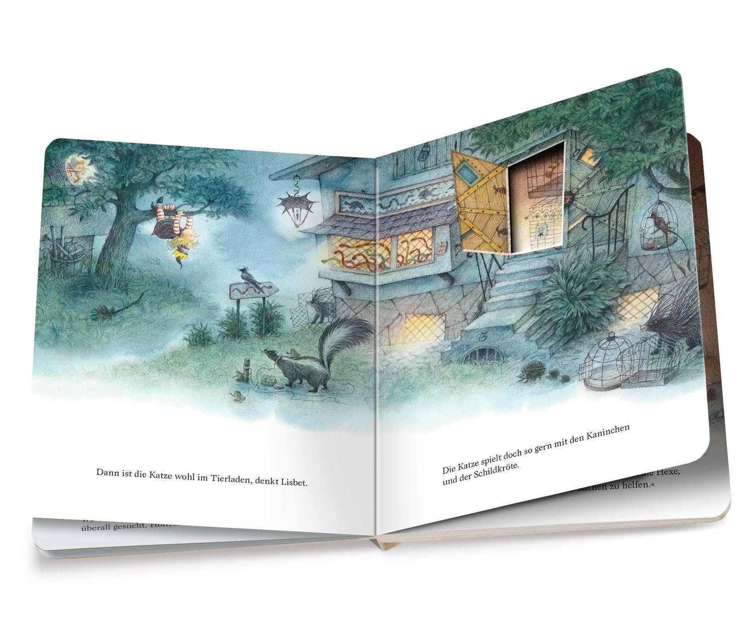 Beispielinhalt (Bild) Die kleine Hexe hat Geburtstag