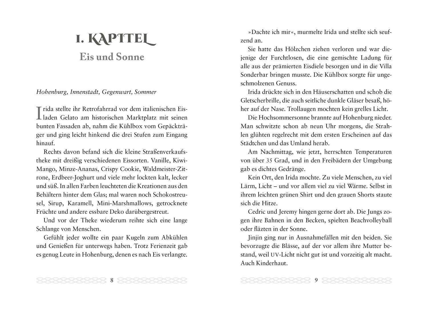 Beispielinhalt (Bild) Irida 3. Irida und das Flüstern in den Feldern