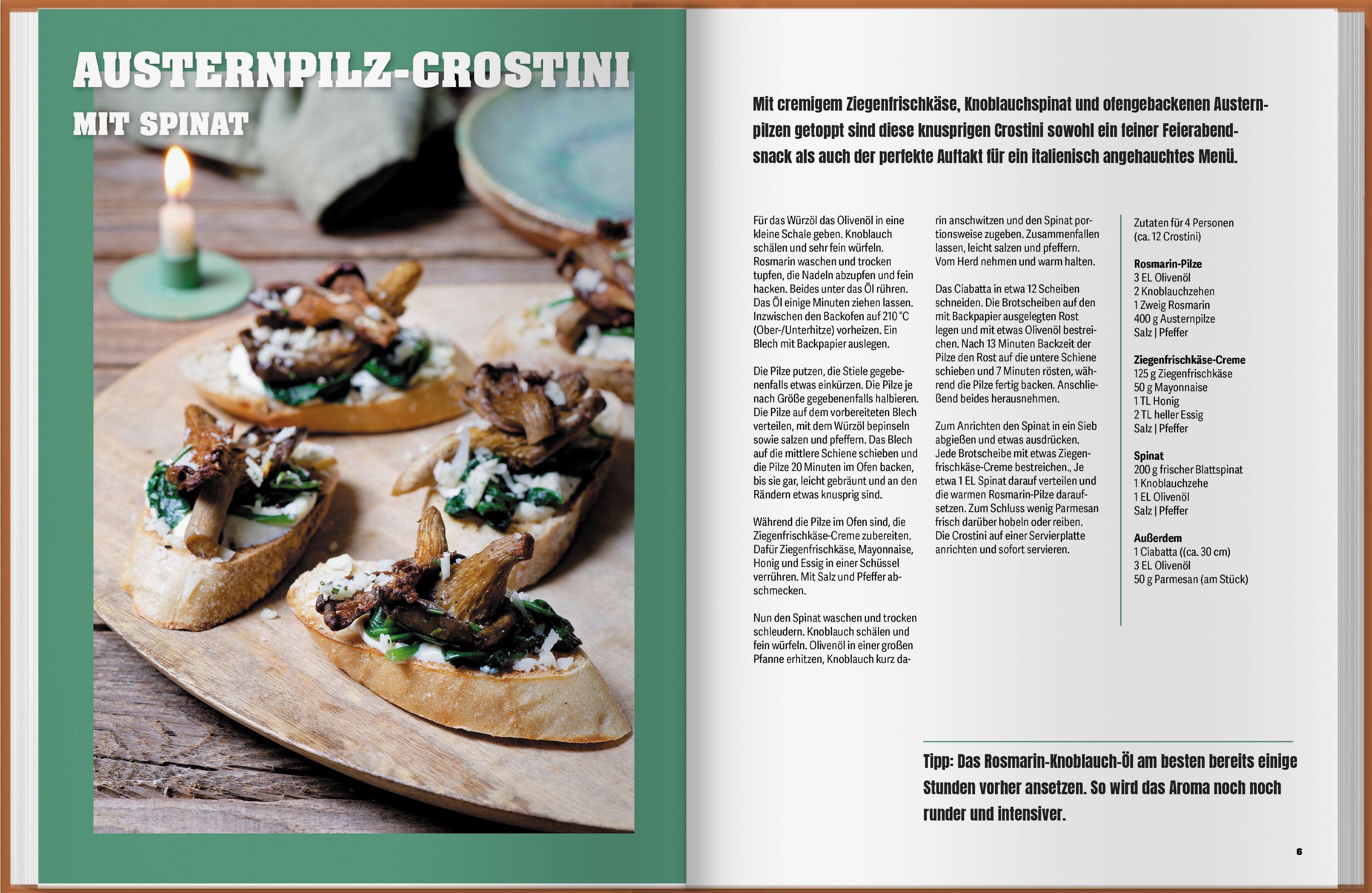 Beispielinhalt (Bild) Pilzküche