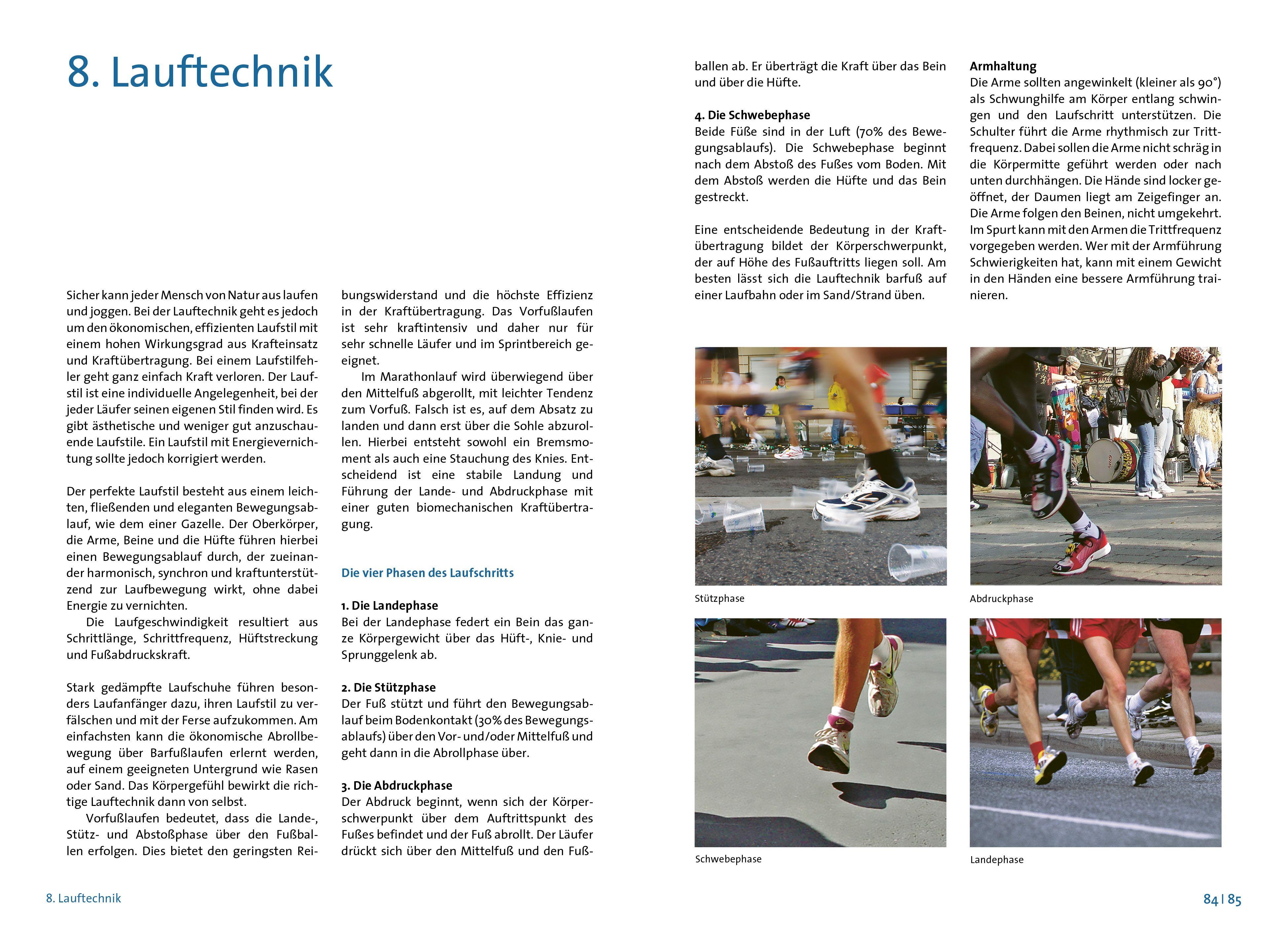 Beispielinhalt (Bild) Das große Buch vom Marathon