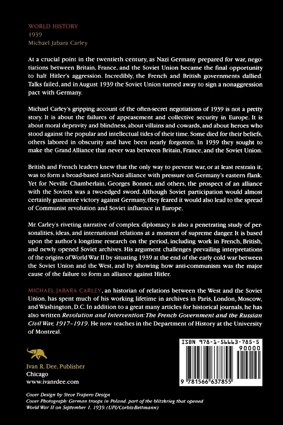 Rückseitencover 1939