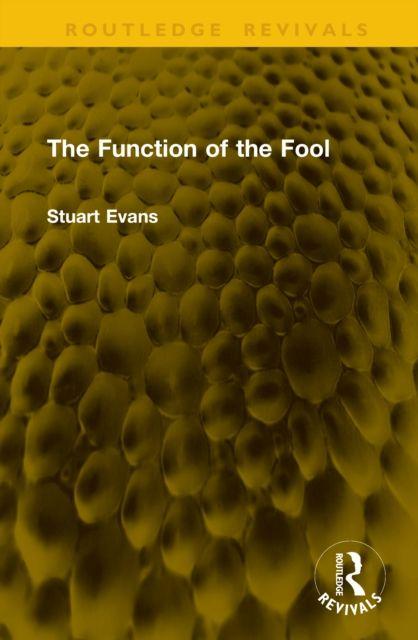Vorderes Coverbild The Function of the Fool