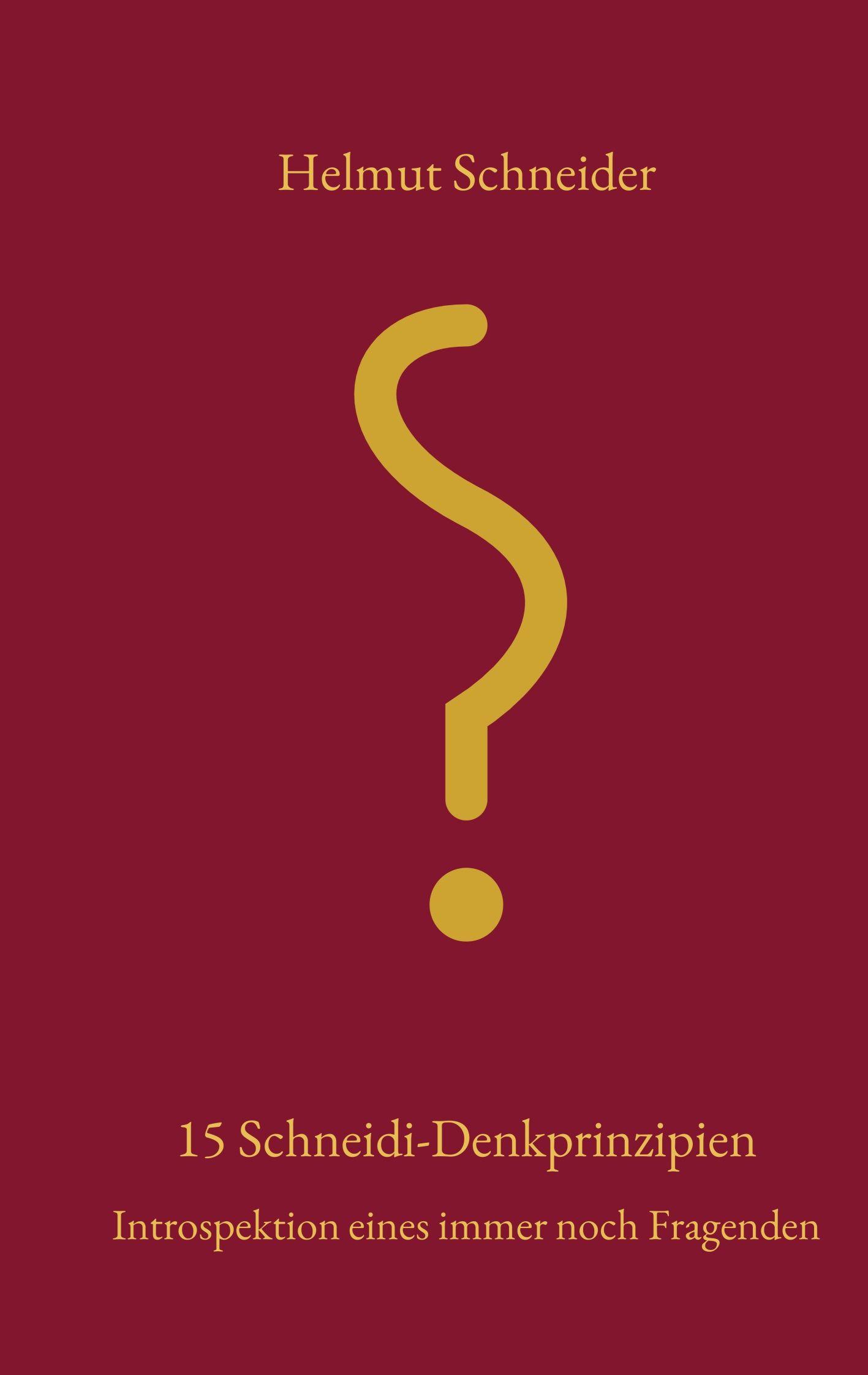 Vorderes Coverbild 15 Schneidi-Denkprinzpien