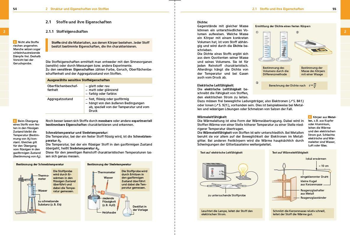 Beispielinhalt (Bild) Basiswissen Schule - Chemie 5. bis 10. Klasse