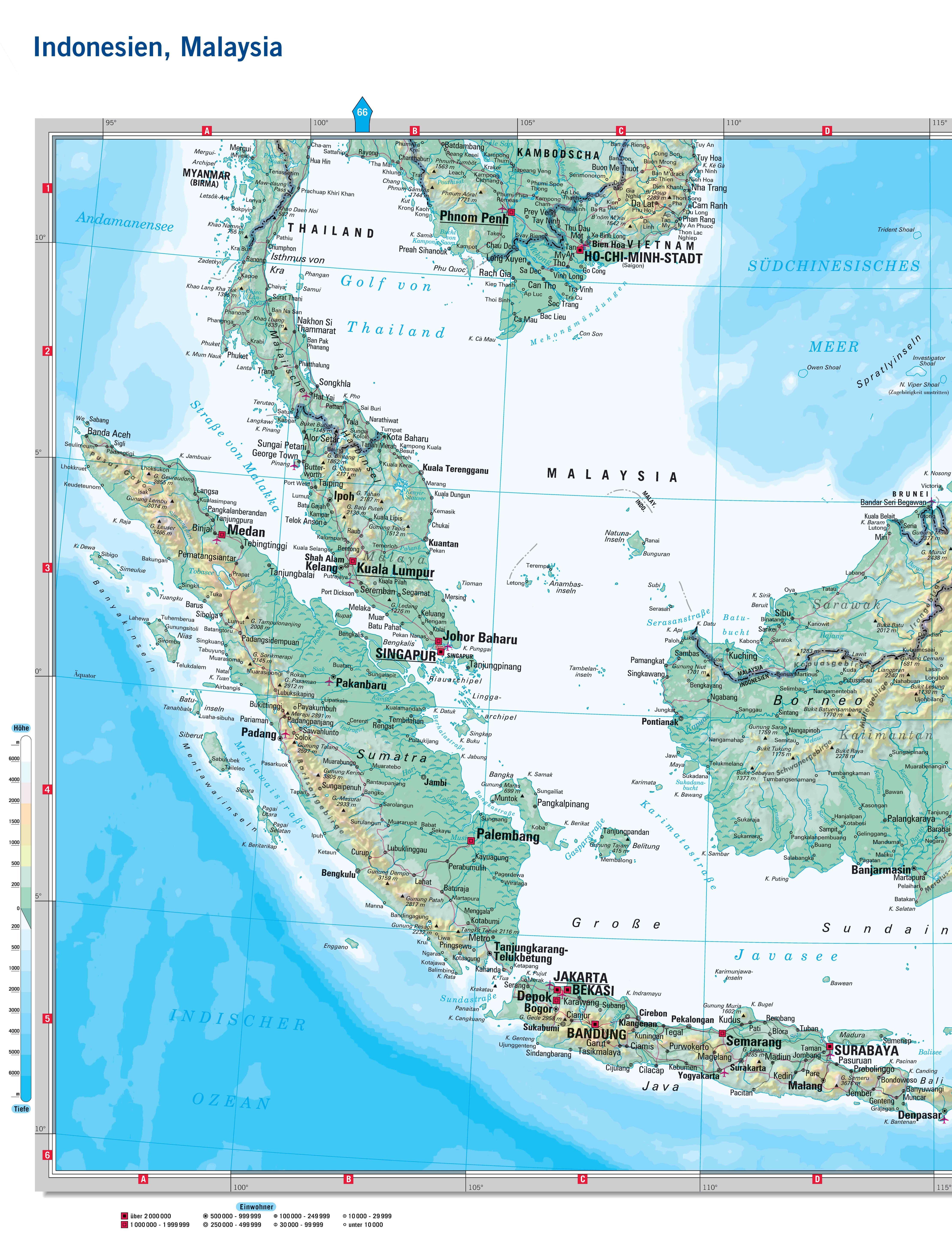 Beispielinhalt (Bild) Meyers Universalatlas