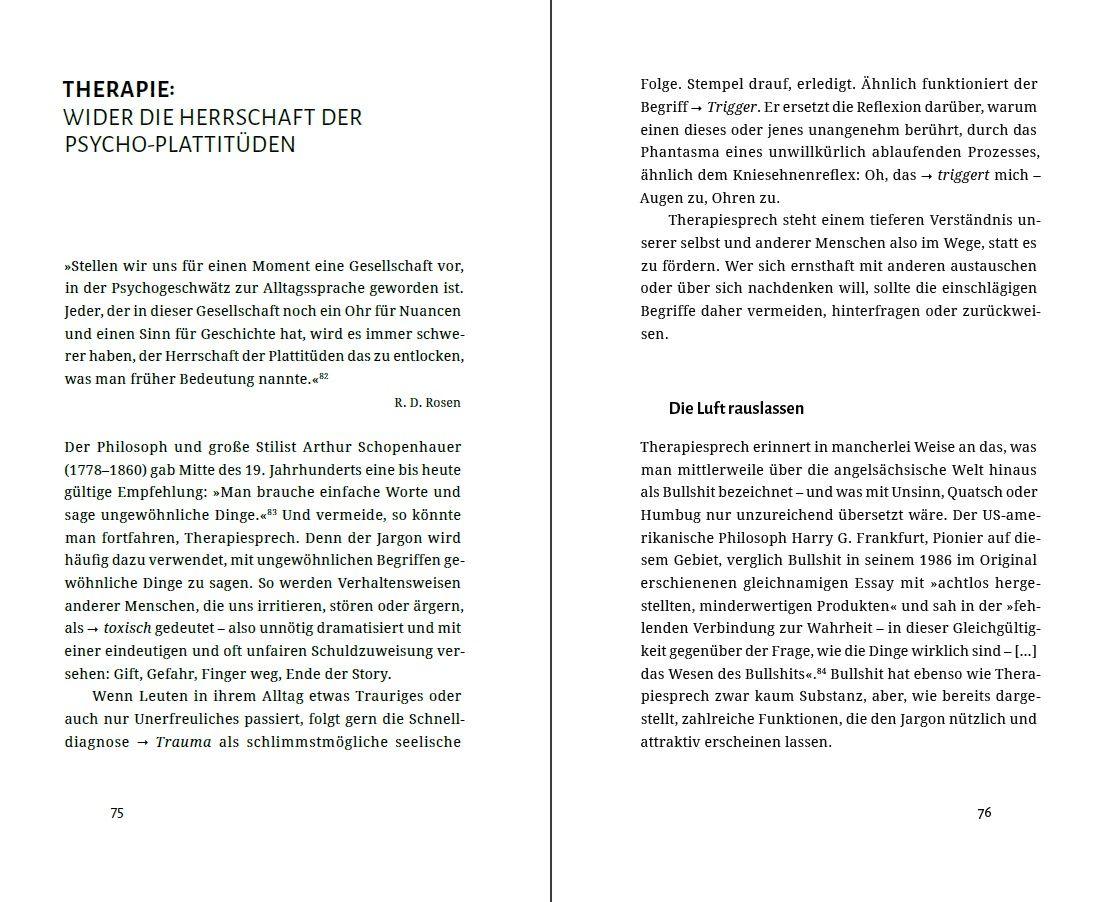 Beispielinhalt (Bild) Von achtsam bis toxisch