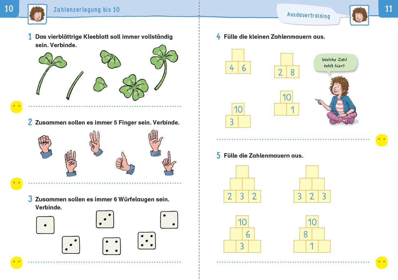Beispielinhalt (Bild) Übungsheft Mathematik - Kopfrechnen 1./2. Klasse
