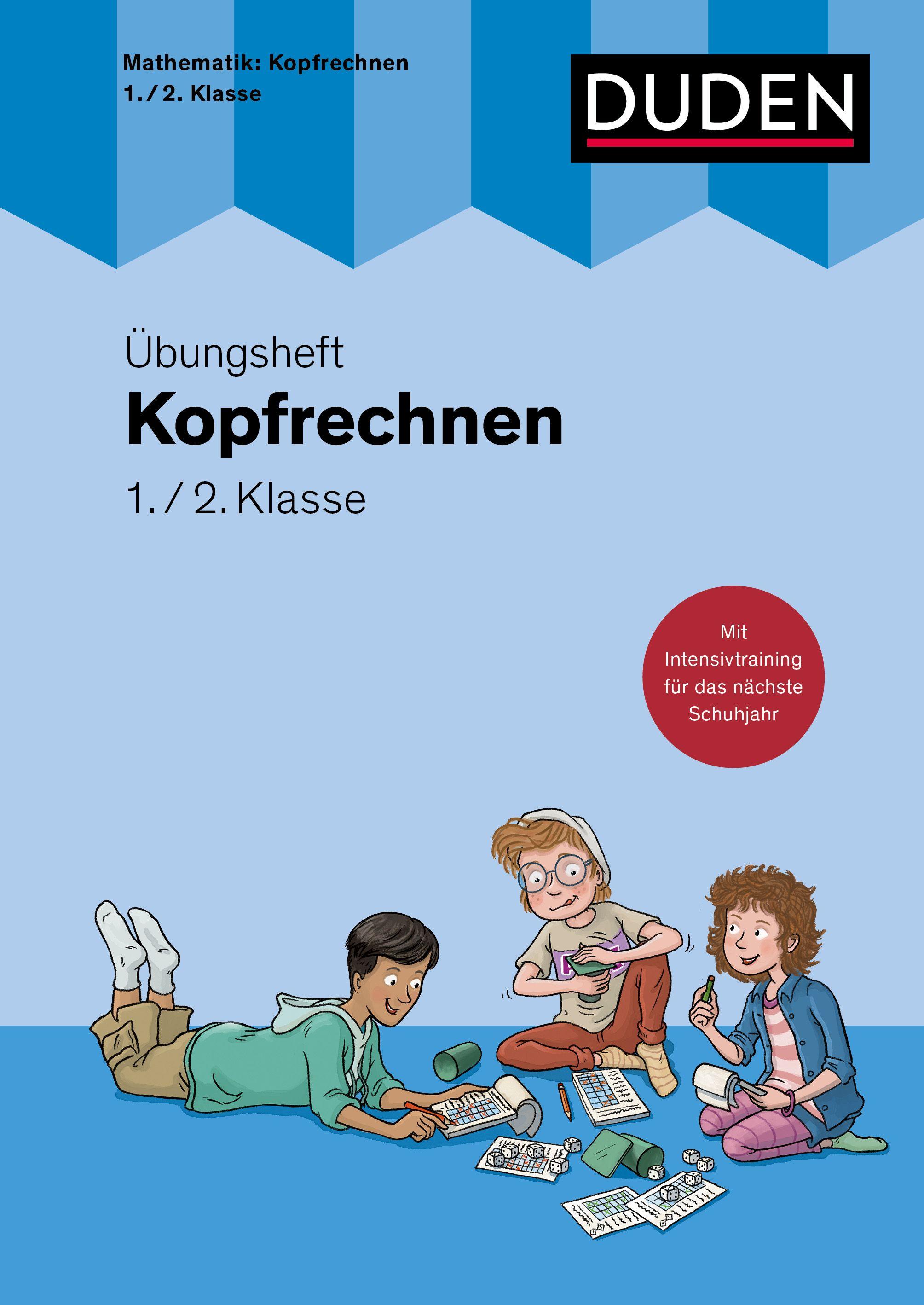 Vorderes Coverbild Übungsheft Mathematik - Kopfrechnen 1./2. Klasse