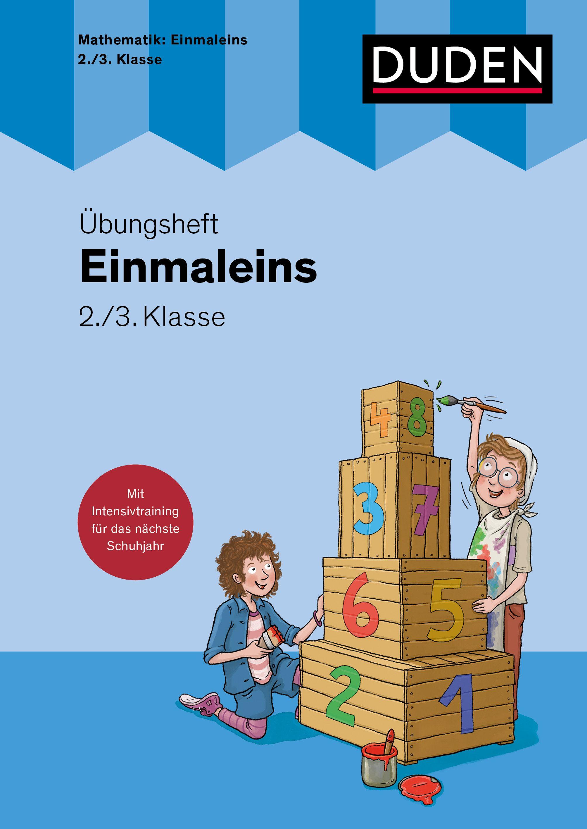 Vorderes Coverbild Übungsheft Mathematik - Einmaleins 2./3. Klasse