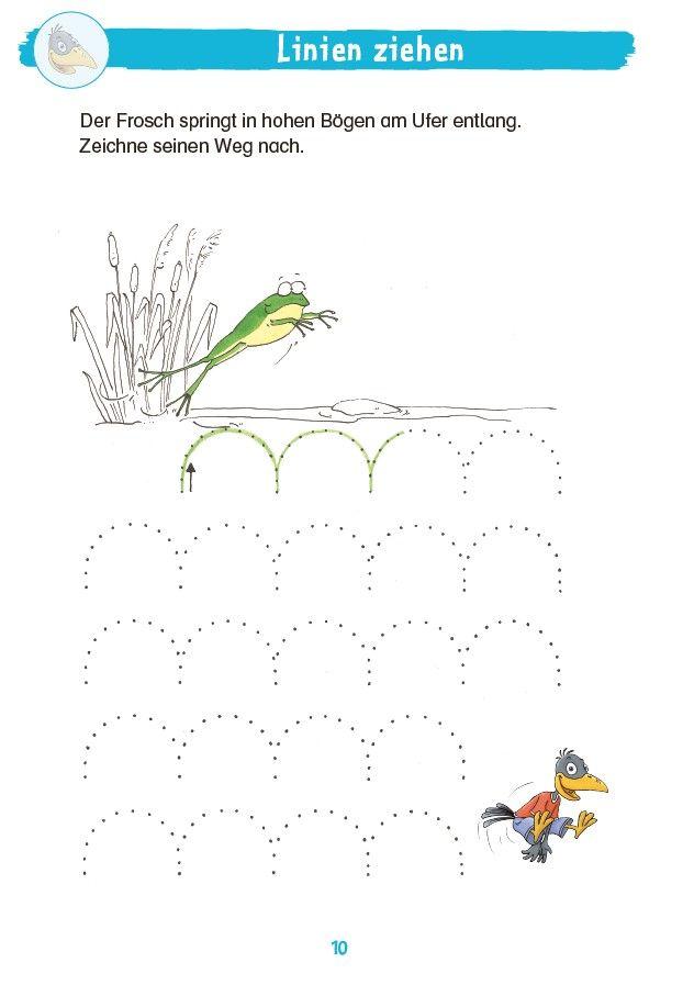 Beispielinhalt (Bild) Mein großes Schulstartbuch mit Rabe Linus