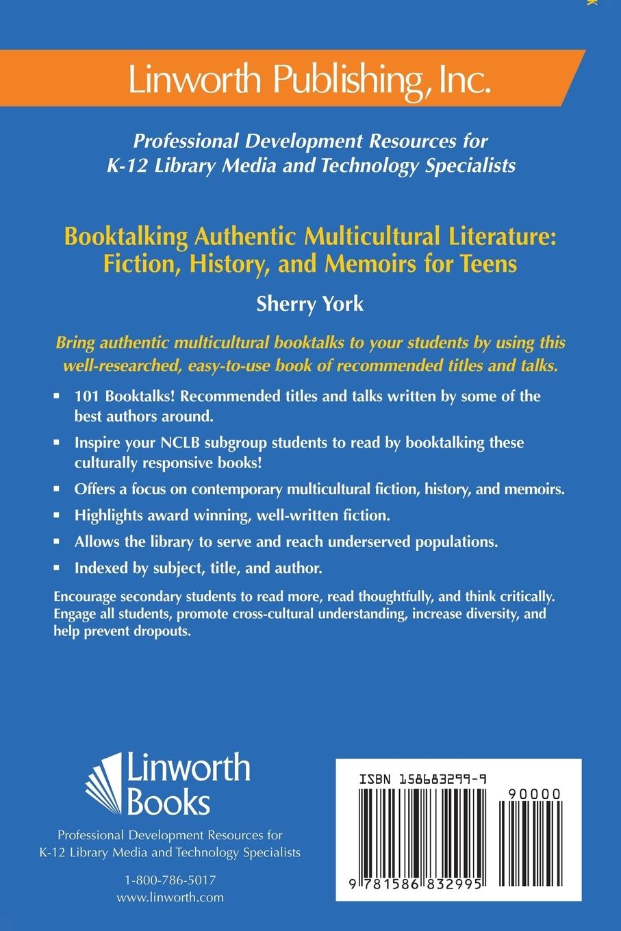 Rückseitencover Booktalking Authentic Multicultural Literature