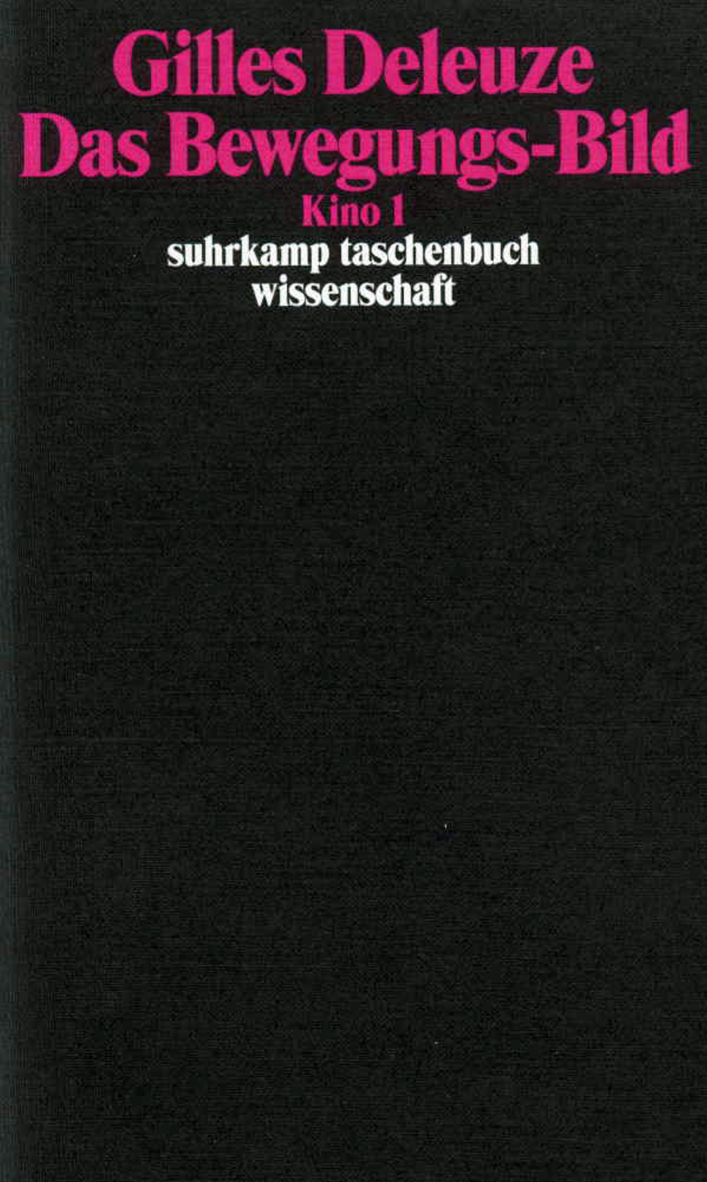 Vorderes Coverbild Kino 1. Das Bewegungs-Bild
