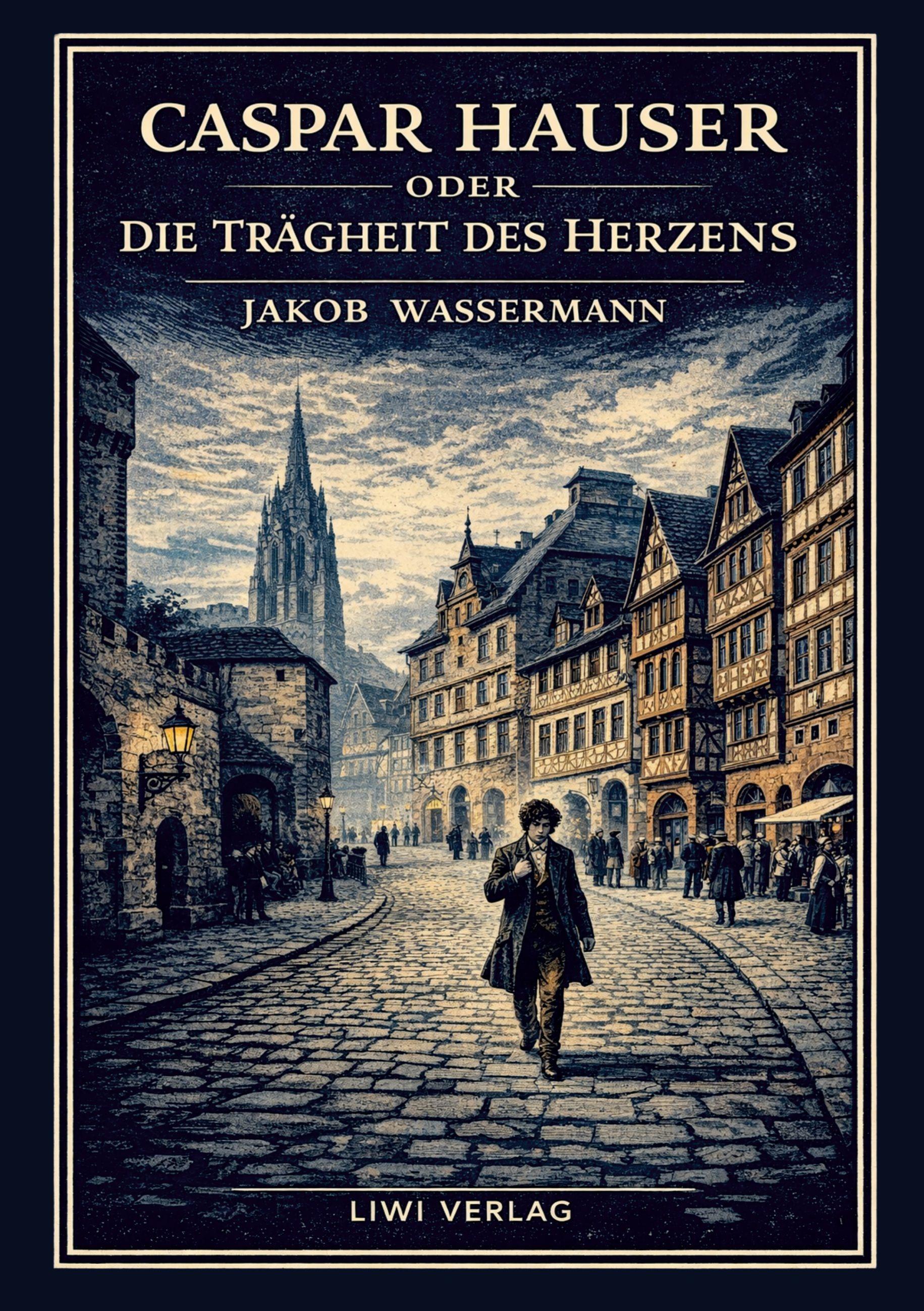 Vorderes Coverbild Jakob Wassermann: Caspar Hauser oder Die Trägheit des Herzens. Neuausgabe