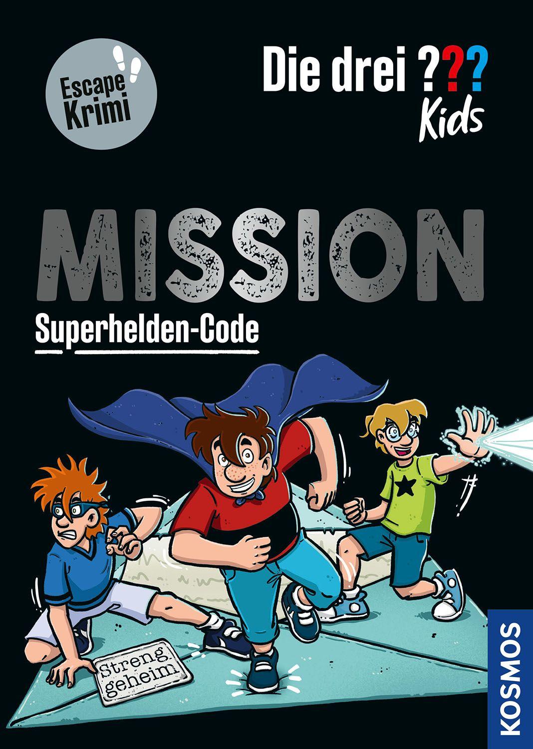 Vorderes Coverbild Die drei ??? Kids, Mission Superhelden-Code