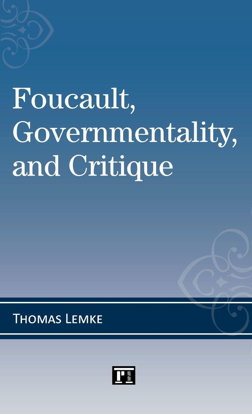 Vorderes Coverbild Foucault, Governmentality, and Critique