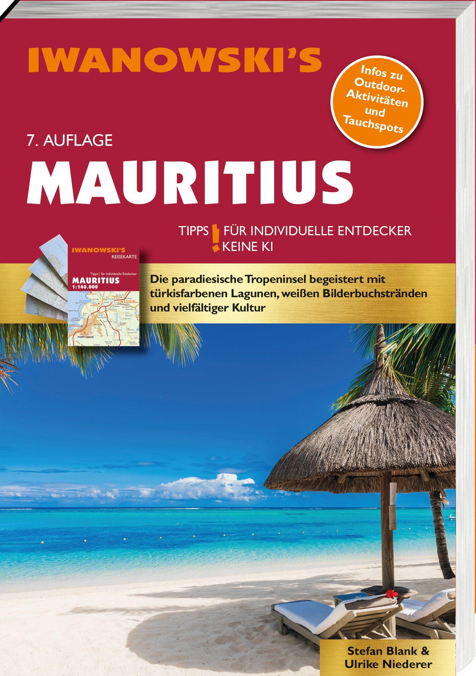 Vorderes Coverbild Mauritius mit Rodrigues - Reiseführer von Iwanowski