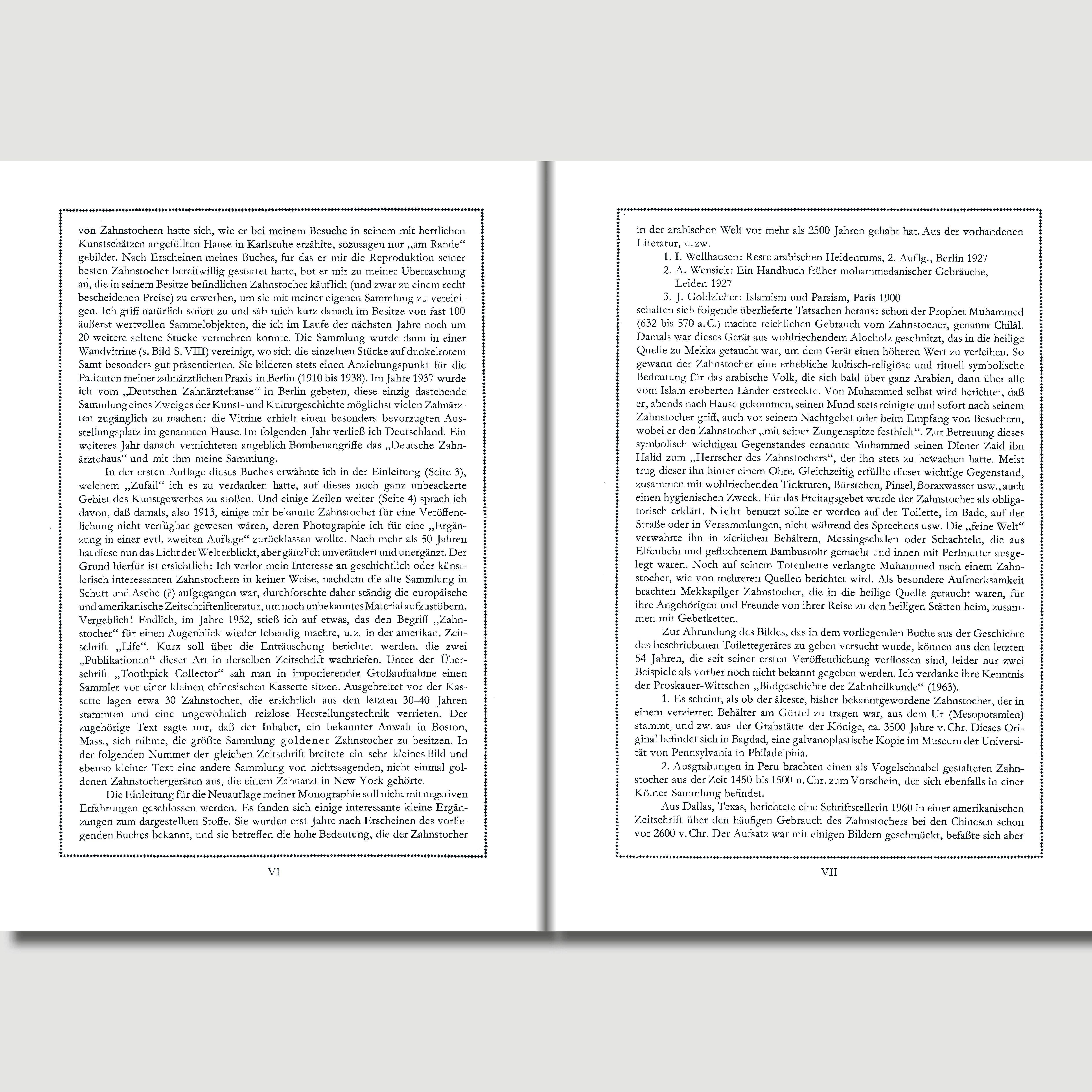 Beispielinhalt (Bild) Der Zahnstocher und seine Geschichte