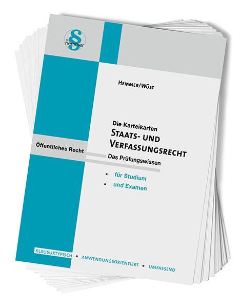 Vorderes Coverbild Die Karteikarten Staats- und Verfassungsrecht