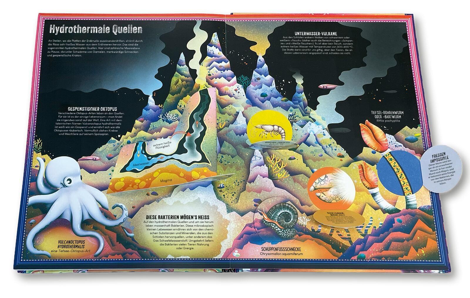 Beispielinhalt (Bild) Das unglaubliche Pop-up-Buch - Tiefsee