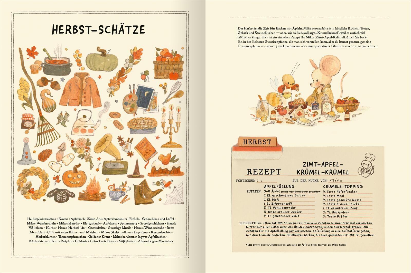 Beispielinhalt (Bild) Henri & Miko - Im Herbst