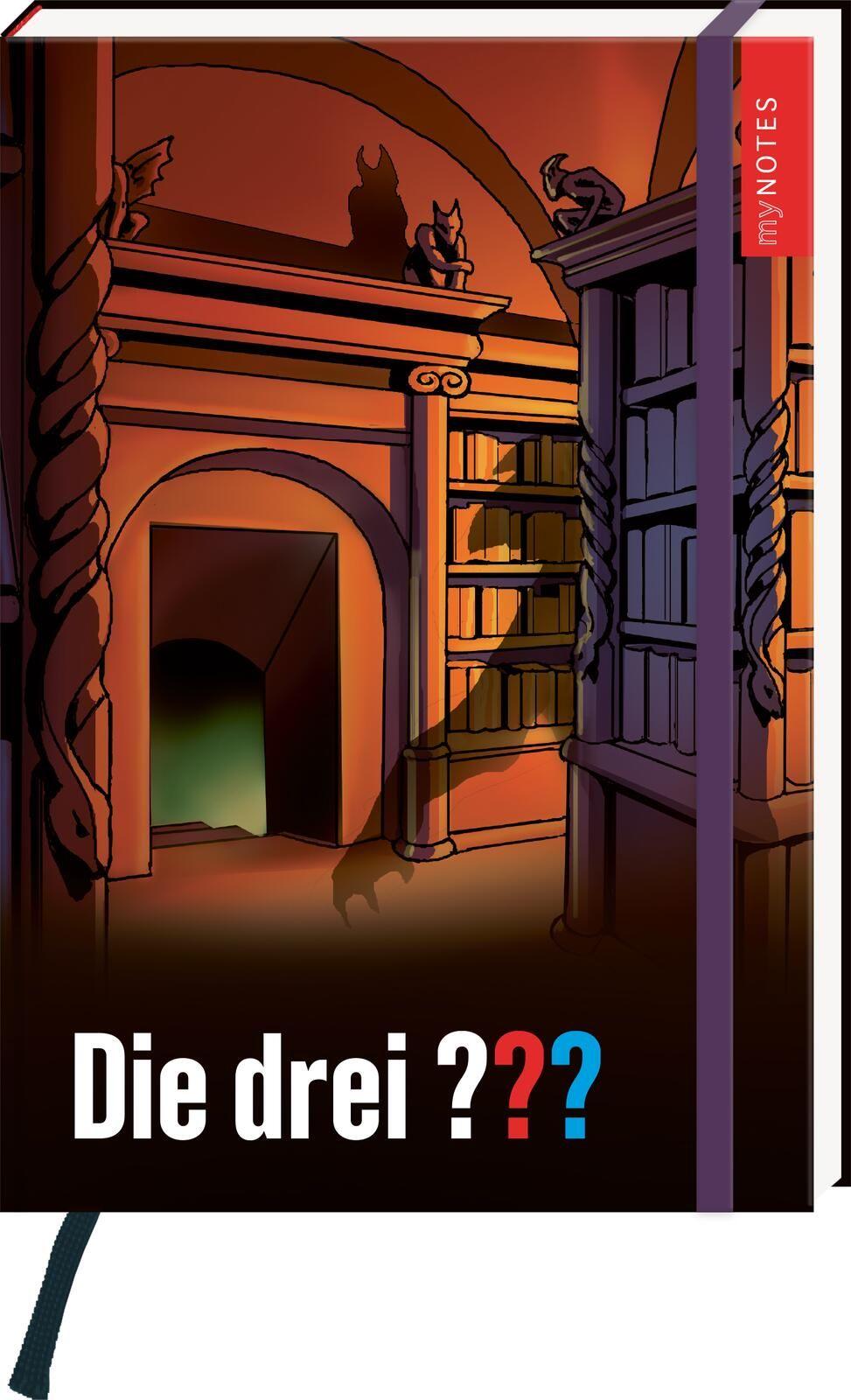 Vorderes Coverbild myNOTES Papeterie: Notizbuch A5 Die drei ??? - Die geheime Treppe