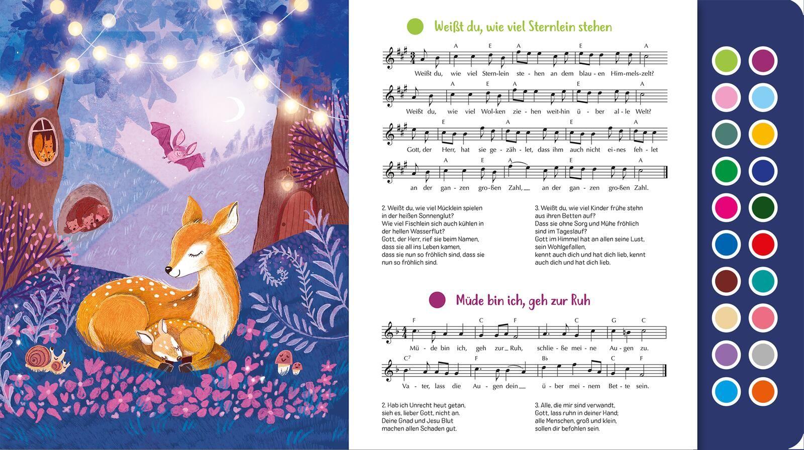 Beispielinhalt (Bild) Sing mit! Gutenachtlieder