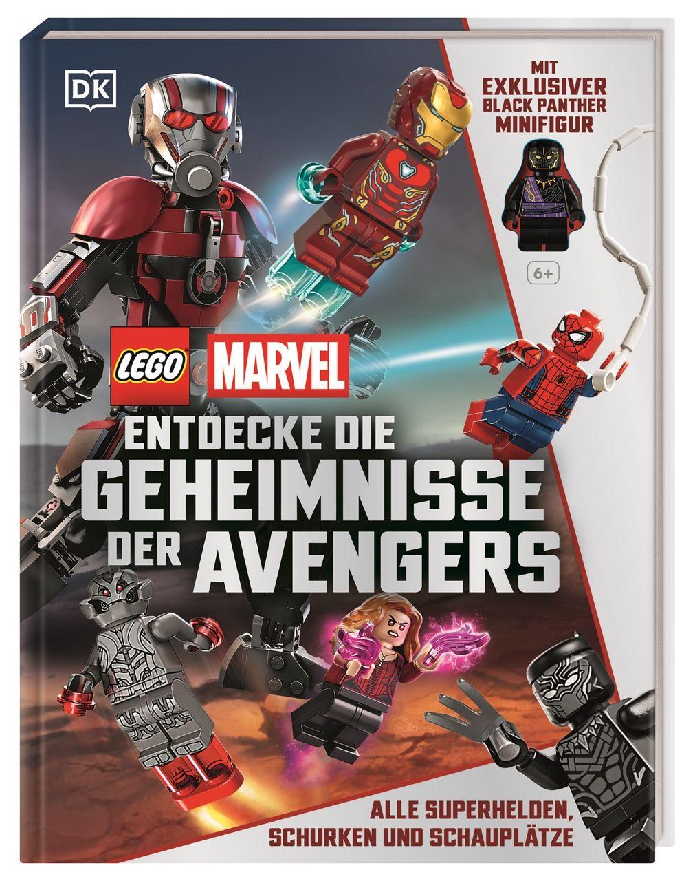 Vorderes Coverbild LEGO® Marvel. Entdecke die Geheimnisse der Avengers