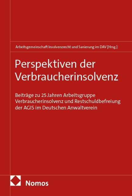 Vorderes Coverbild Perspektiven der Verbraucherinsolvenz
