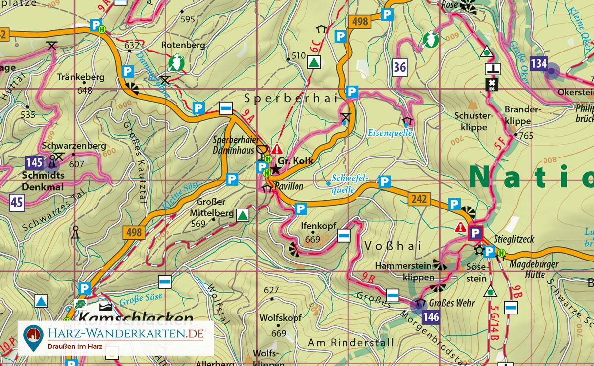 Beispielinhalt (Bild) Harzer Wandernadel