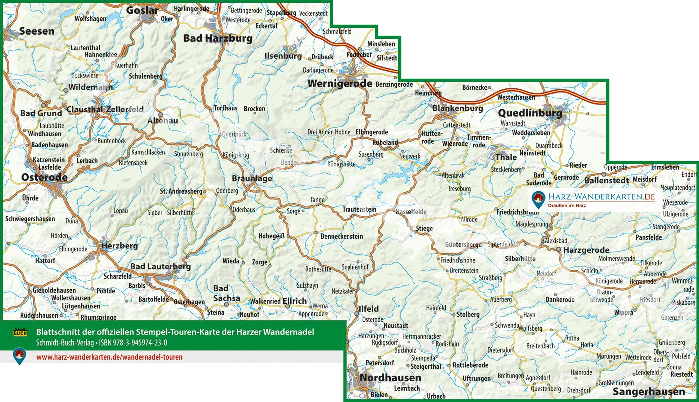 Beispielinhalt (Bild) Harzer Wandernadel
