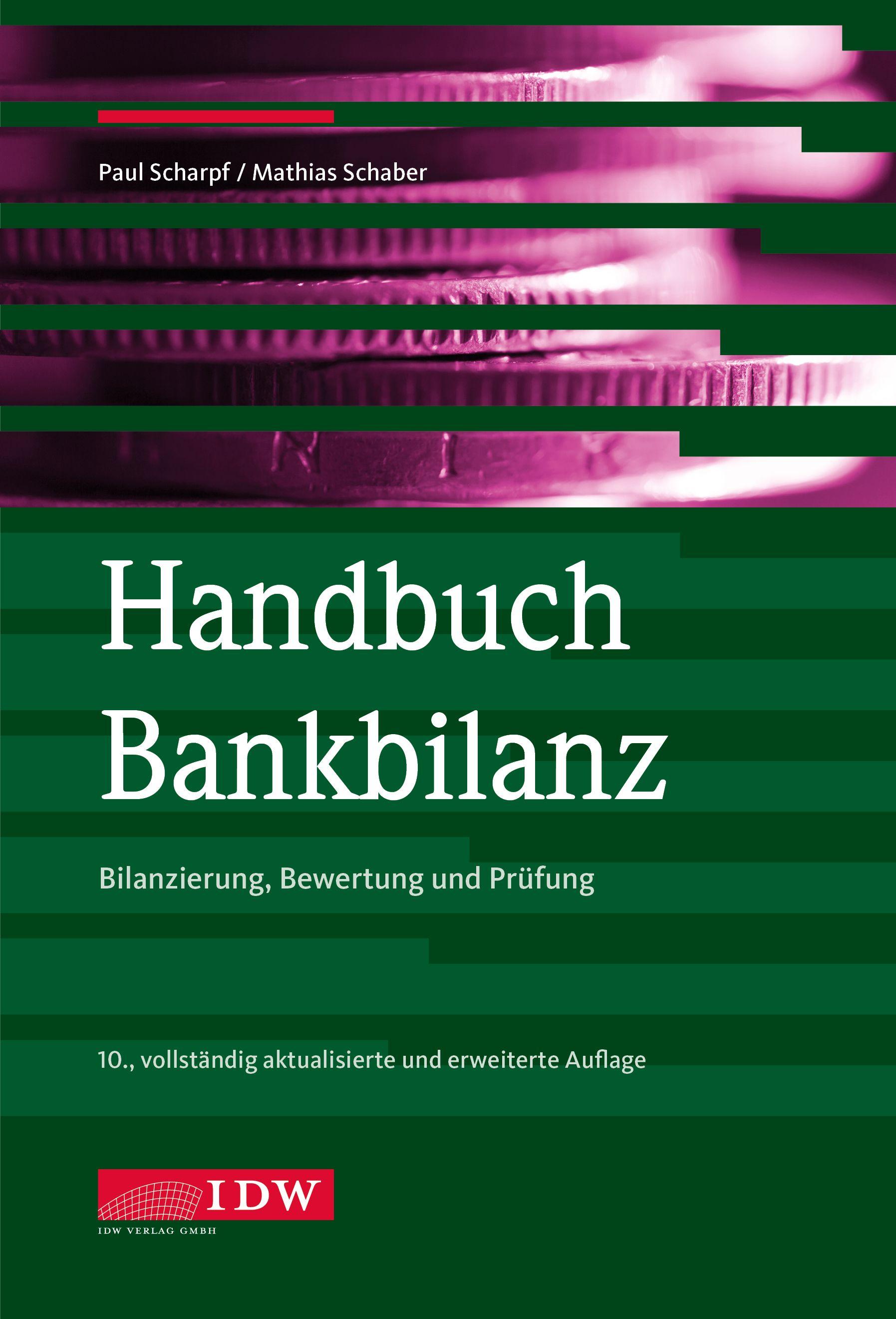 Vorderes Coverbild Handbuch Bankbilanz, 10. Auflage+6+6