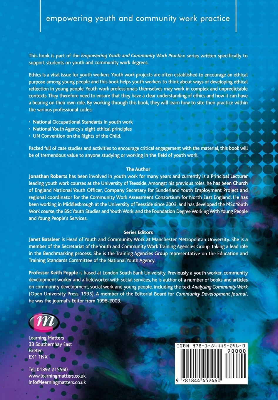 Rückseitencover Youth Work Ethics