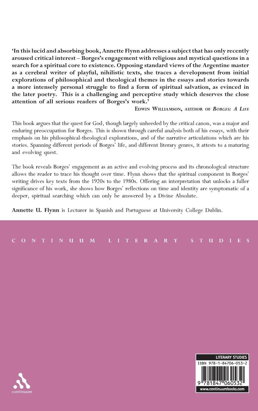Rückseitencover The Quest for God in the Work of Borges