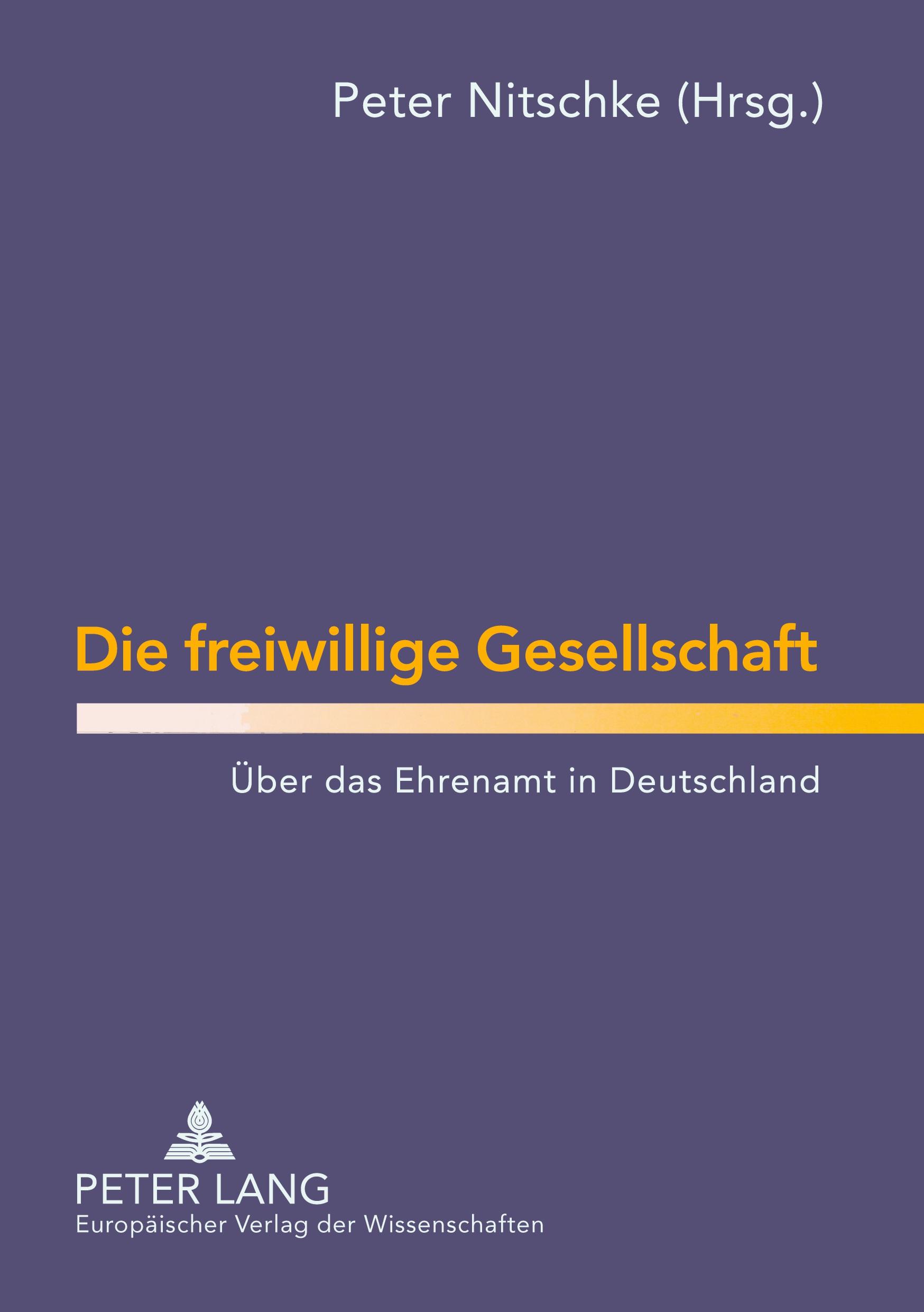 Vorderes Coverbild Die freiwillige Gesellschaft