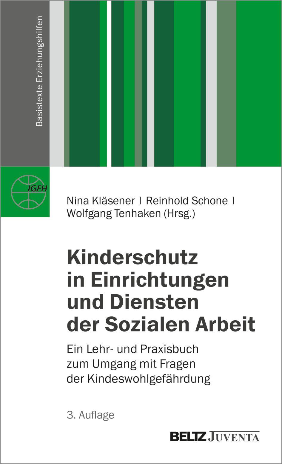 Vorderes Coverbild Kinderschutz in Einrichtungen und Diensten der Sozialen Arbeit