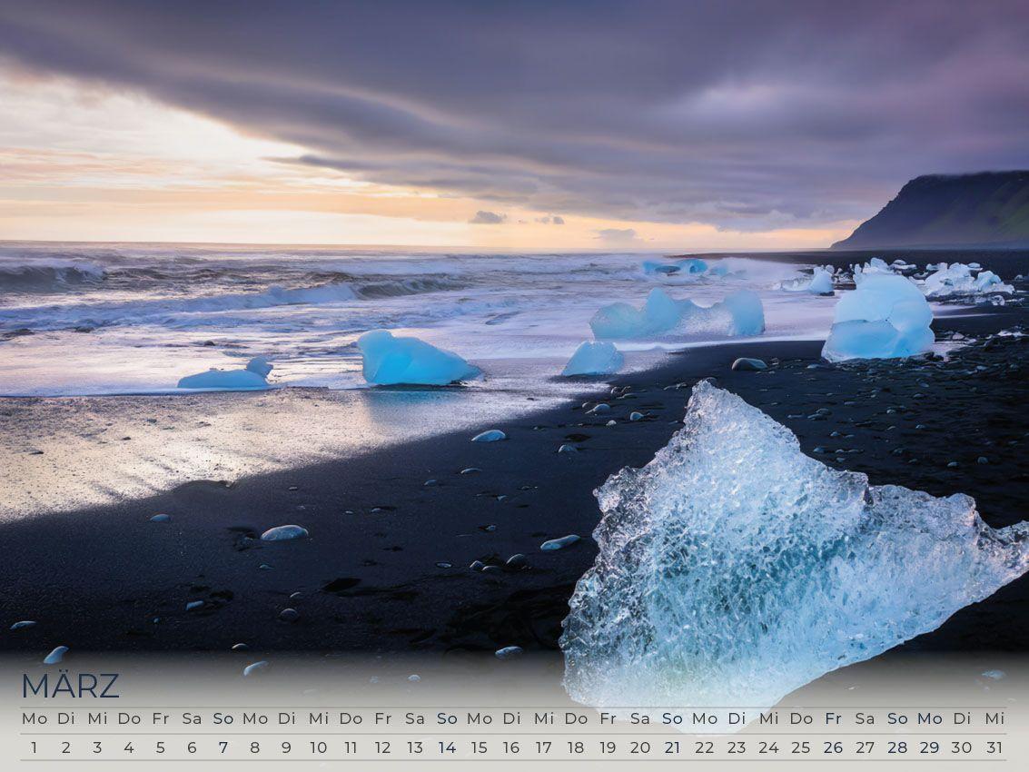 Beispielinhalt (Bild) Traum von Island Kalender 2027