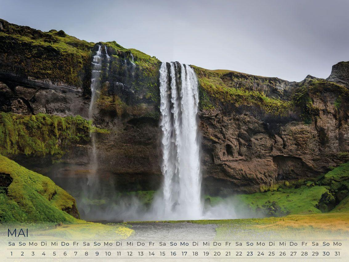 Beispielinhalt (Bild) Traum von Island Kalender 2027