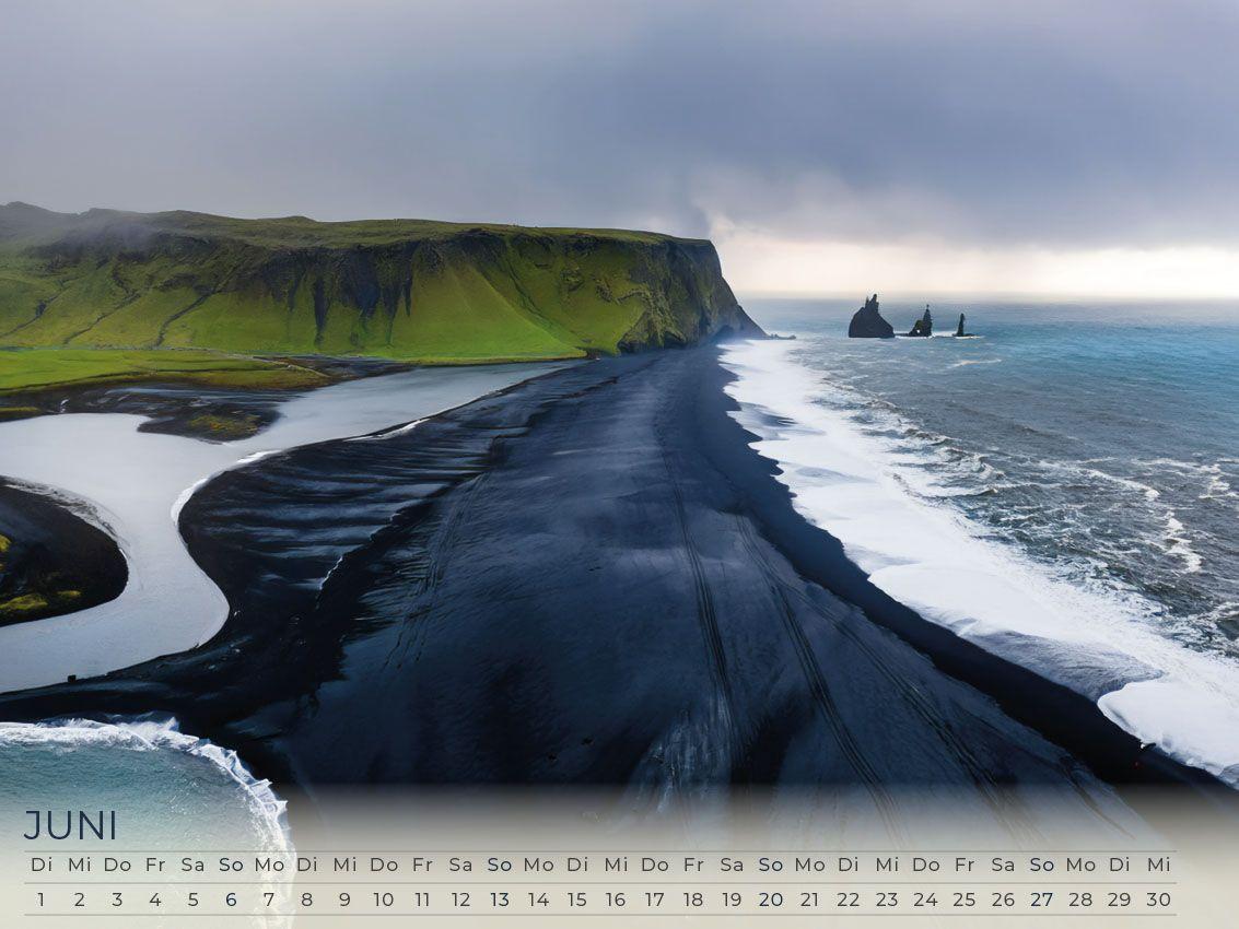 Beispielinhalt (Bild) Traum von Island Kalender 2027