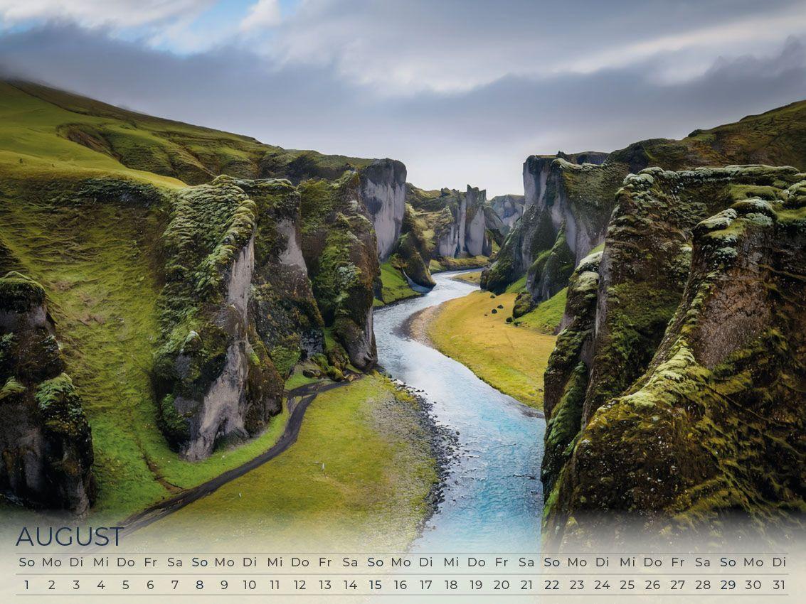 Beispielinhalt (Bild) Traum von Island Kalender 2027